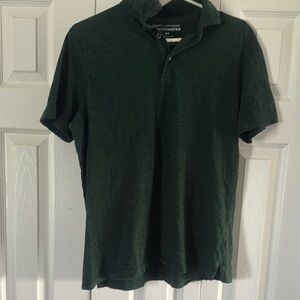 Denver Hayes Green Polo Shirt Classic Piqué Knit